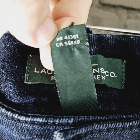 LRL LAUREN RALPH LAUREN | stretch denim pencil skirt - Picture 6 of 6